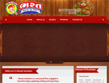 Tablet Screenshot of bharatnamkin.com